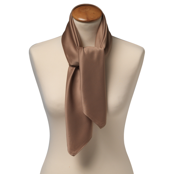 Polyester shawl beige - vierkant (2)