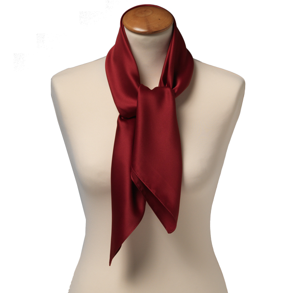 Polyester shawl bordeaux - vierkant (2)