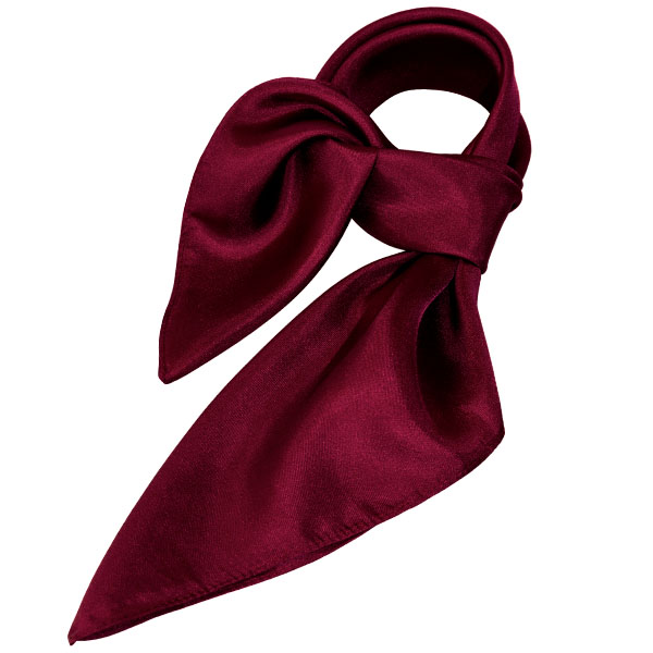 Polyester shawl bordeaux - vierkant (1)