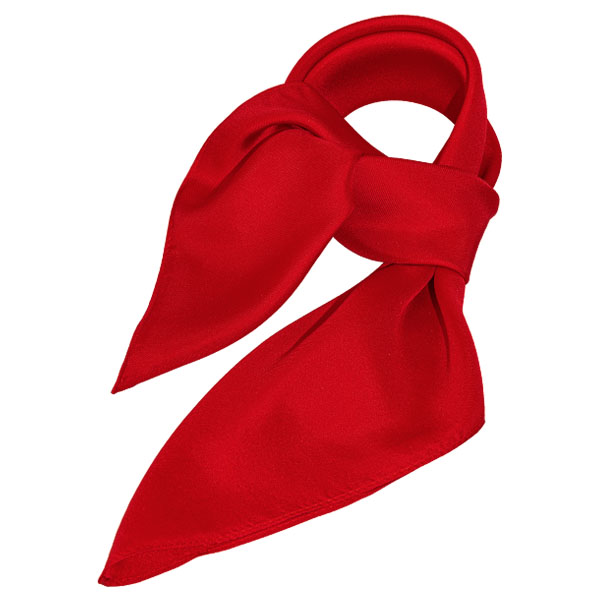 Polyester shawl rood - vierkant (1)