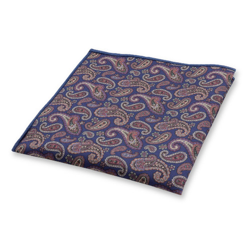 Paisley Pochet Blauw (1)