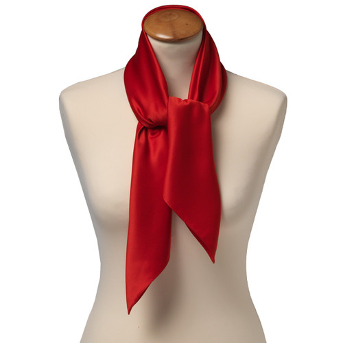 Polyester shawl rood - vierkant (2)