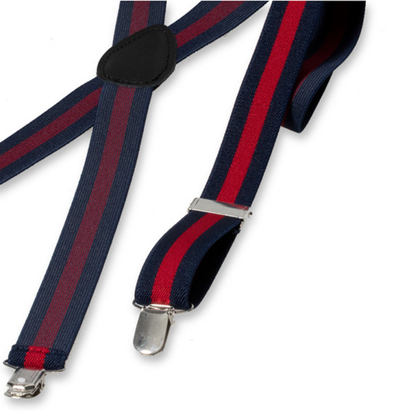 Smalle Gestreepte Bretels Blauw Rood (3)