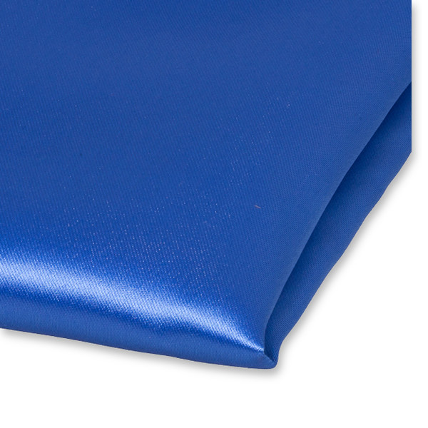 Blauw pochet polyester satijn (2)