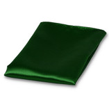 Smaragdgroene pochet polyester satijn - Thumbnail 1